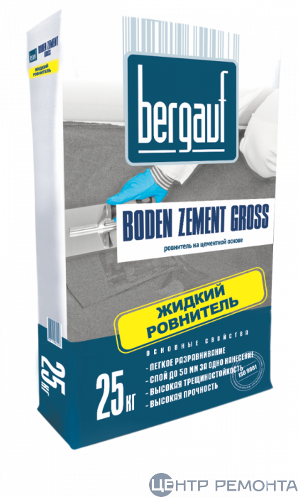 Ровнитель для пола Boden Zement Gross 25 кг (56)